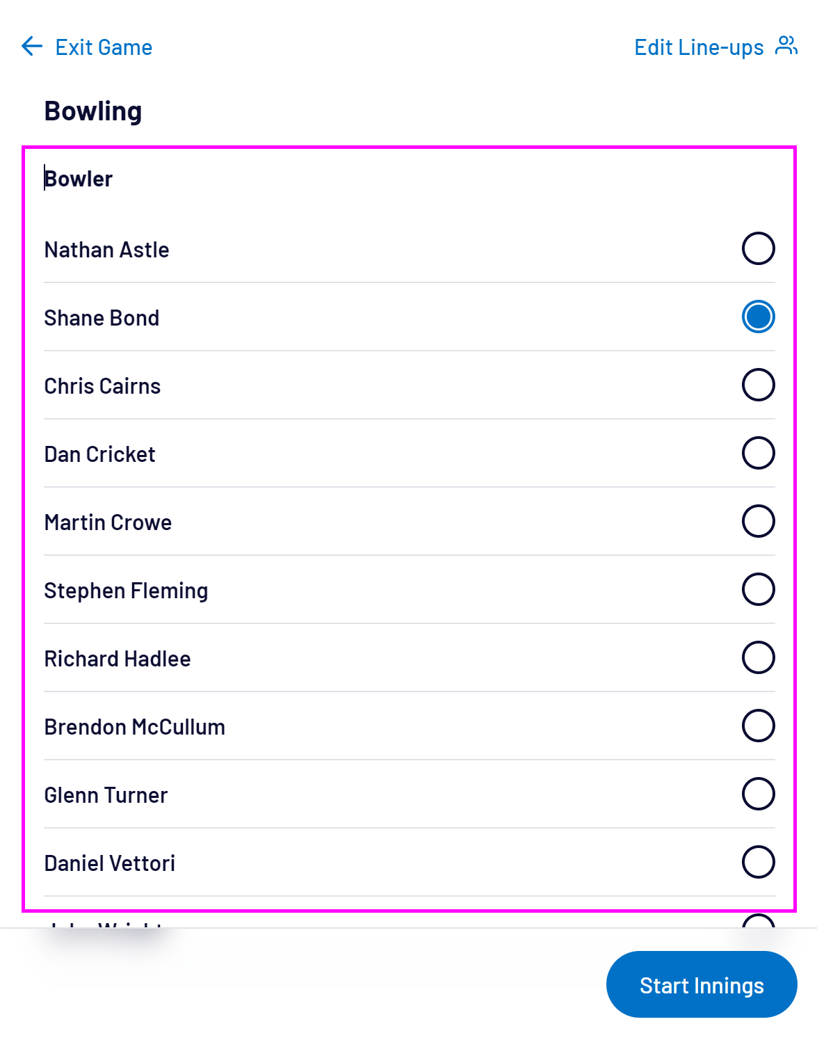 Setting up an electronic scoring session – PlayHQ